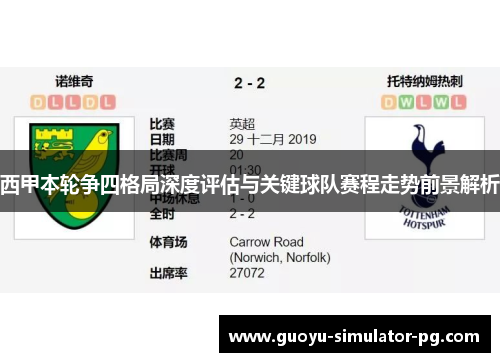 西甲本轮争四格局深度评估与关键球队赛程走势前景解析 西甲本轮争四格局深度评估与关键球队赛程走势前景解析
